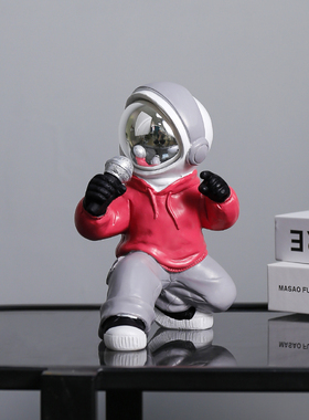 嘻哈街舞创意人物宇航员书桌柜餐边电视柜M送礼物品装饰摆件装饰