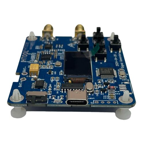 HT008 信号发生器 23.5M-6Ghz 射频频I率发生器 串口控制max2871
