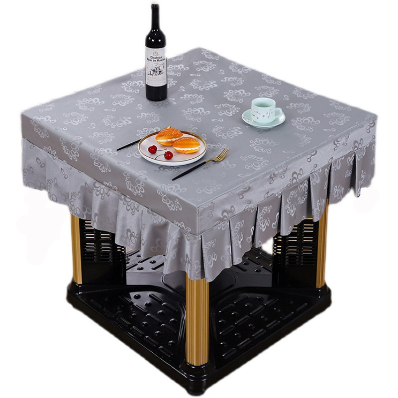 防水防油桌布电炉桌麻将茶几烤z火取暖桌正长方形桌垫免洗桌面皮