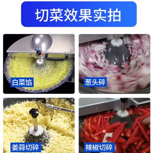 出口款多功能斩拌机盆式r馅料切菜机台式碎菜切碎机颗粒刹菜机小