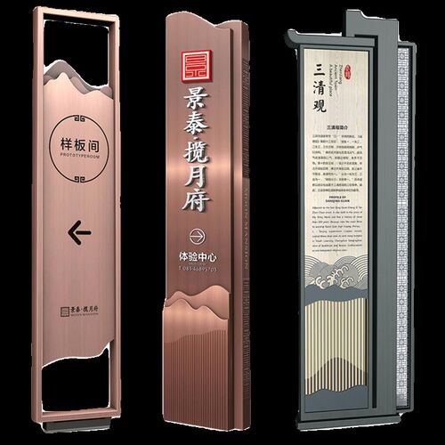 户外立式导向牌公k园指示牌商场指引牌导视牌路牌立式精神堡垒定