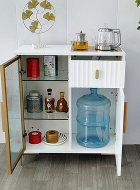 55轻奢现代简约实木体茶吧机带柜餐边柜一机子家客厅全Z自动用茶