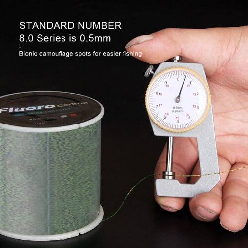 好货Tricolor Fishing Line 300 Meters Wear Line Sub Line Fish