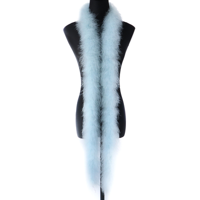 好货White fluffy Turkey Marabou Feather Boa 25g Soft Turkey