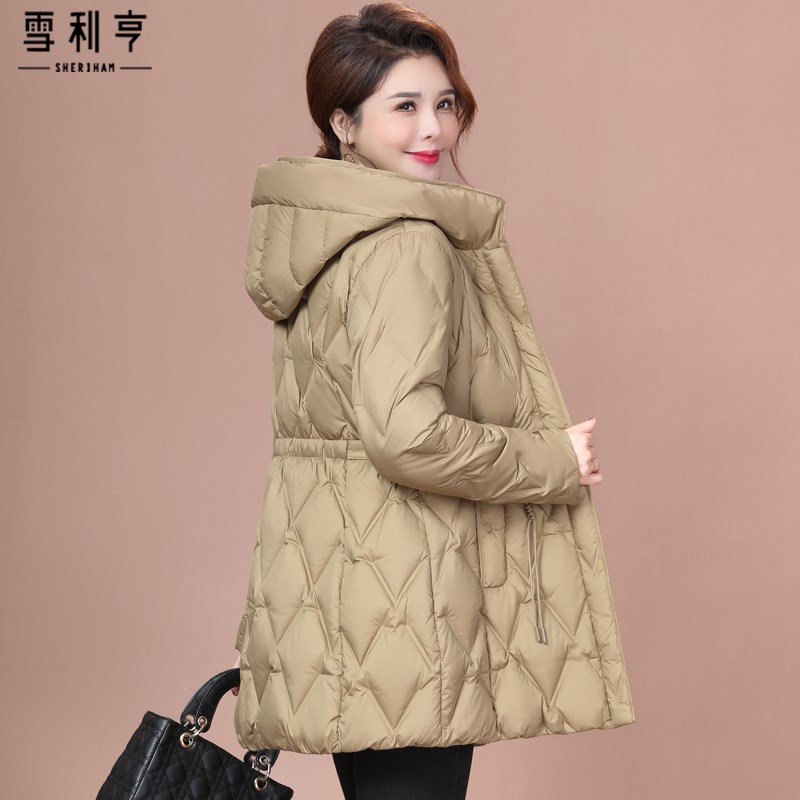 好货羽绒服女中长款妈妈装2025年新款冬季小个子爆款品牌中年女装