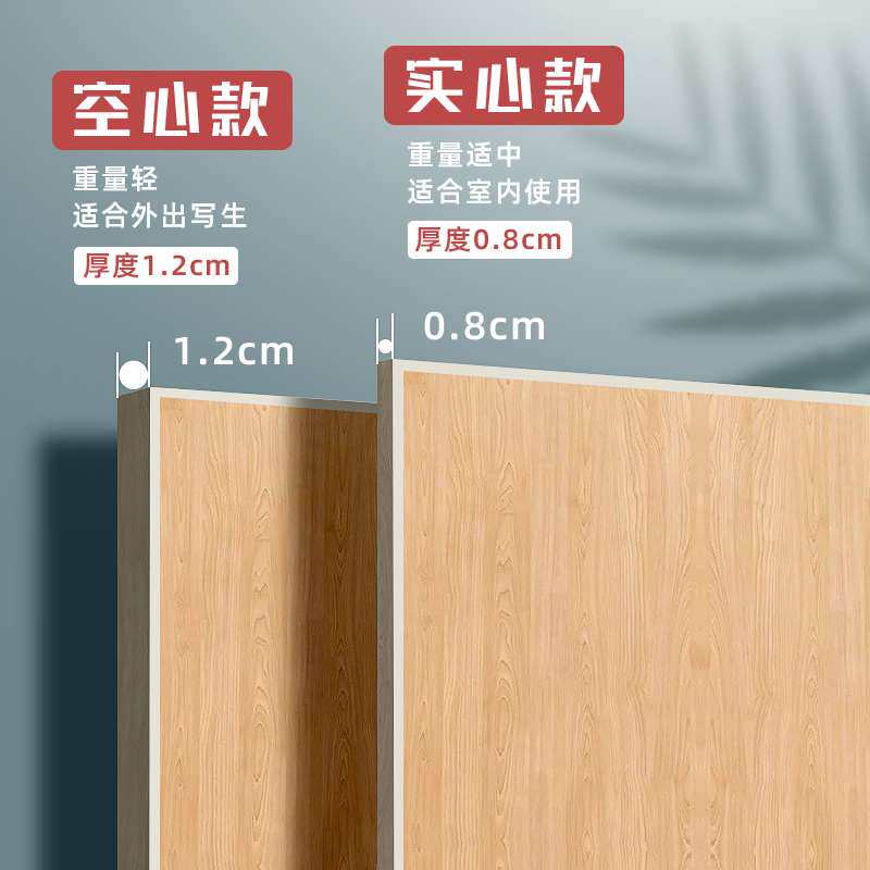 极速美术生专用4k椴木画板木质素描实心a22k画架4开8k画画板2开素