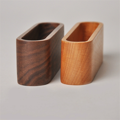 好货*1Pc Wooden Business Card Holders Note Holder Display De