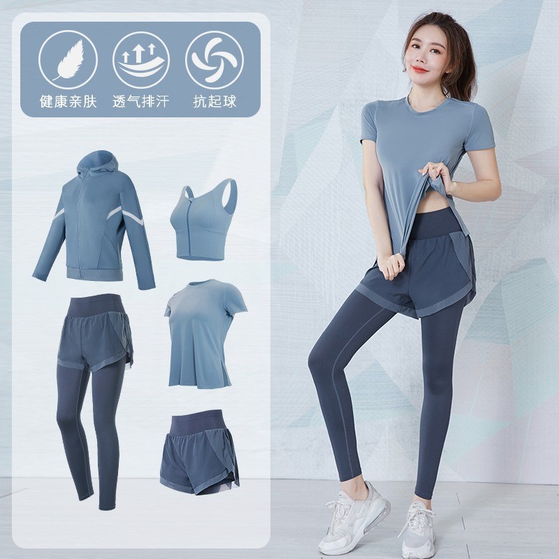 好货运动服套装女秋冬宽松速干跑步健身服专业时尚训练晨跑瑜伽服