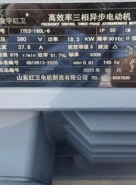 山东源头厂家直供IYE3-160L-6/18.5W三相异步电动机质量保障