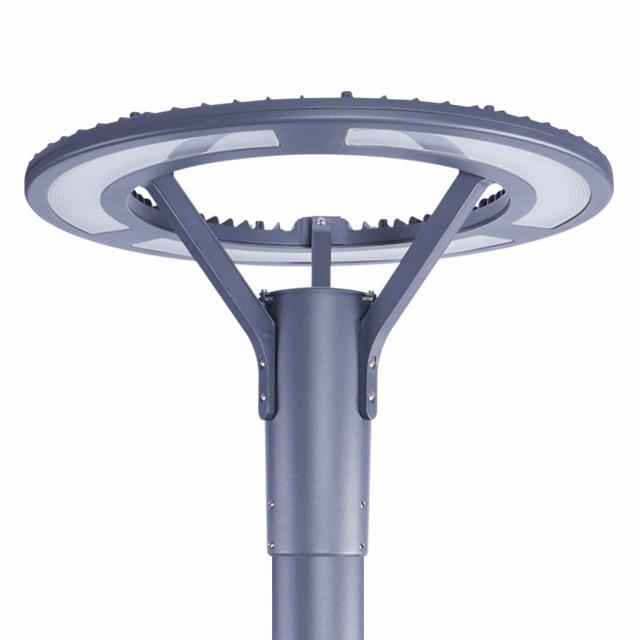 ZOLAI洲来模具工厂一体压铸led环形庭院灯60W仿飞led庭院灯头