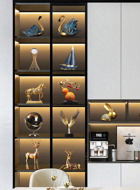 速发轻奢高档电视客酒柜高件家居柜厅餐柜摆级感工艺礼品摆饰装饰