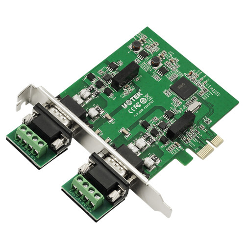 速发宇泰(UTEK)工业级PCI-E转2口CA高速串口卡  CA2.0A/B UT-70