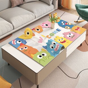 速发多2胺茶几桌垫防水感油防烫轻奢高级防20巴5新款透明客厅茶几