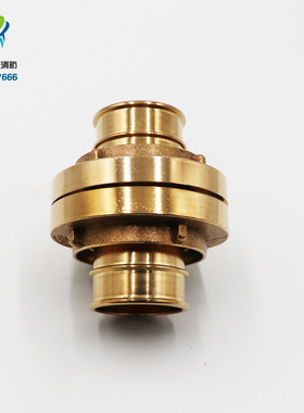 速发船用D/0/50456中岛国标德标式铜接口水龙带铜接头水带接扣