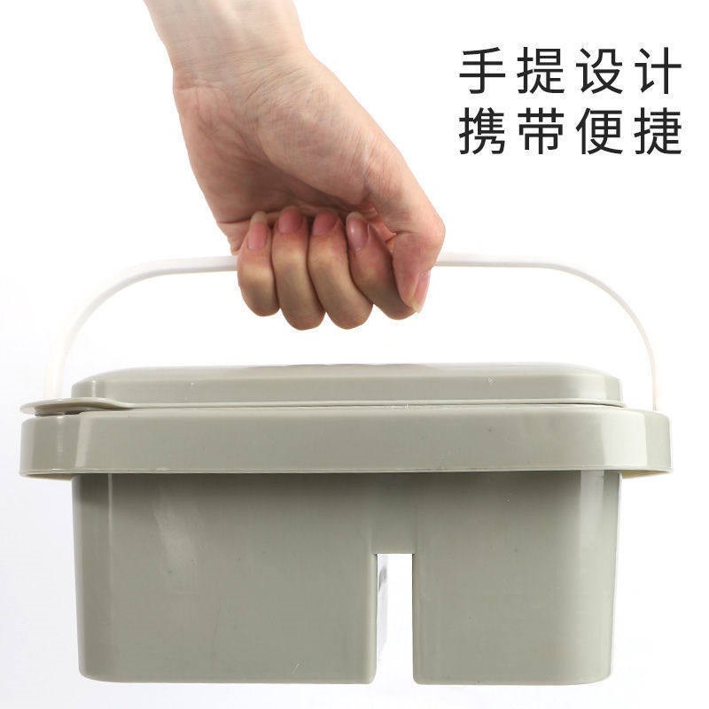 速发多功能洗笔桶水粉水彩丙烯油画涮笔桶洗笔筒美术工具调色盒可