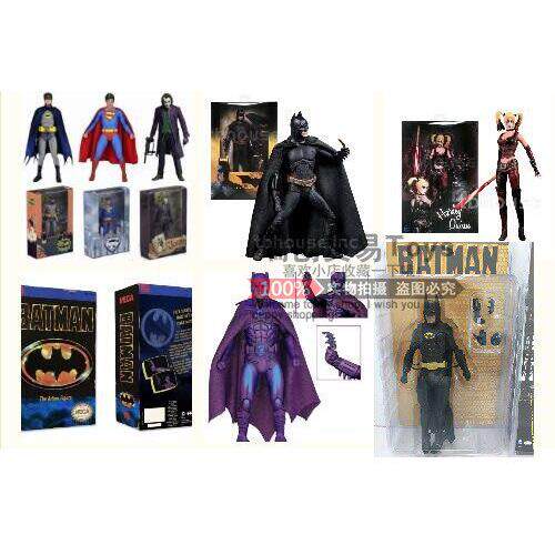 NECA6寸系列蝙蝠侠大战超人小丑 可动人偶模型手办玩具礼物