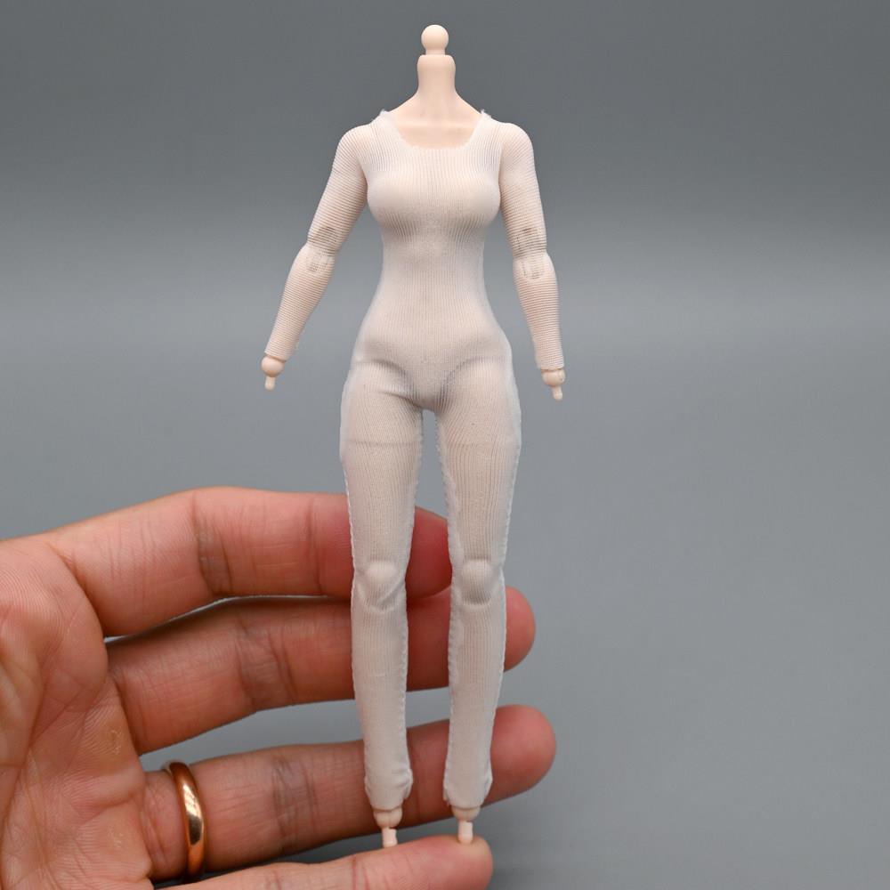 1/12兵人衣服配件6寸figma机娘女素体防染色服弹力打底裤袜连体衣