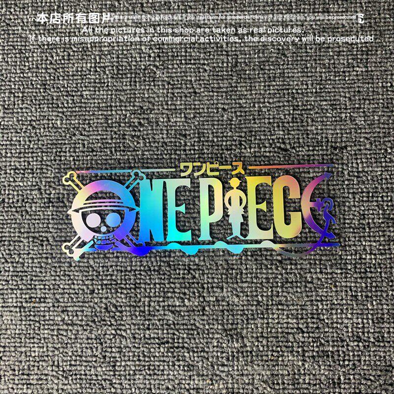 海贼王LOGO车贴 卡通侧门拉花备胎罩贴纸机盖贴车门汽车贴纸