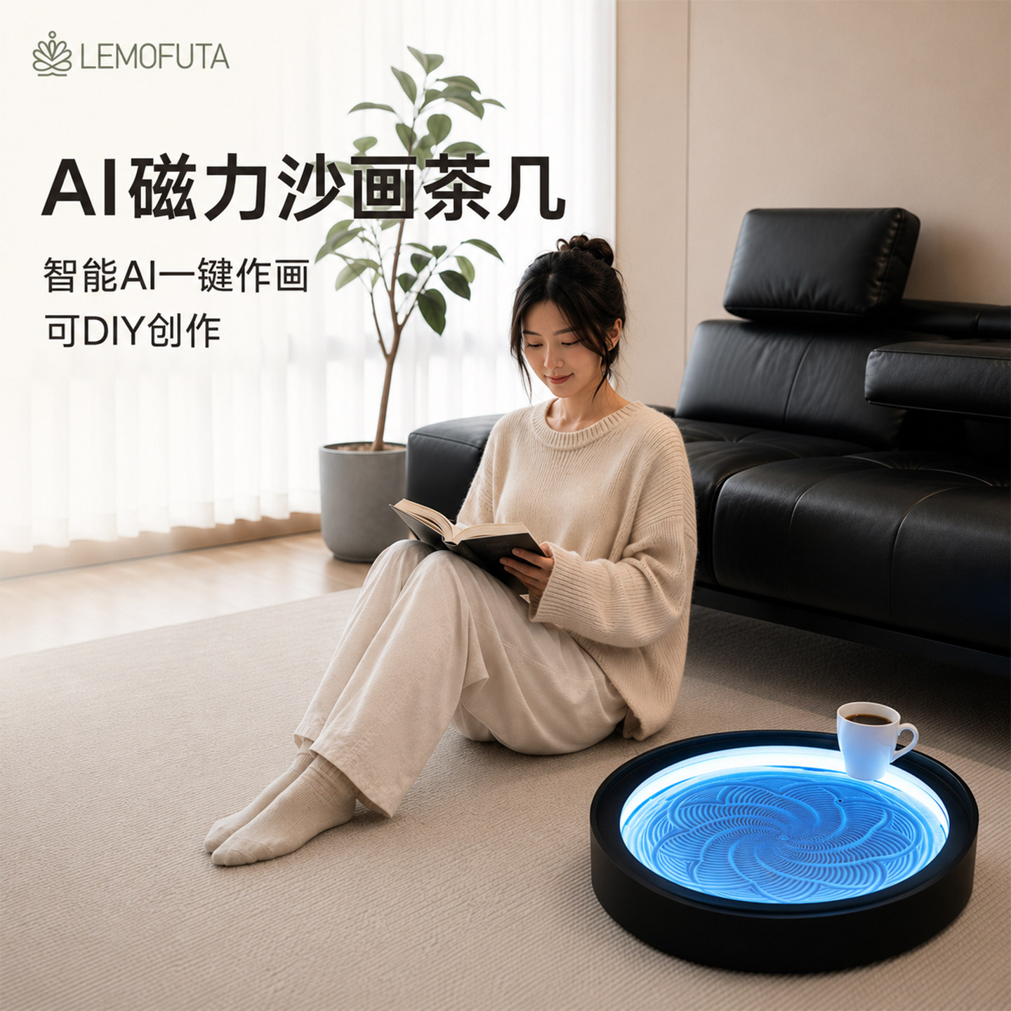 Lemofuta正品生日创意小众沙画机