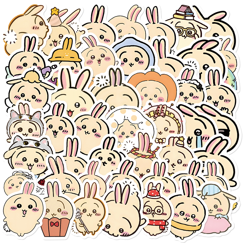 乌萨奇贴纸可爱卡通吉伊卡哇防水