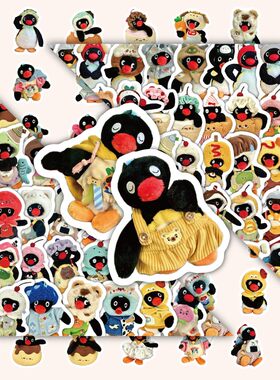 pingu企鹅贴纸儿童女孩装饰图案