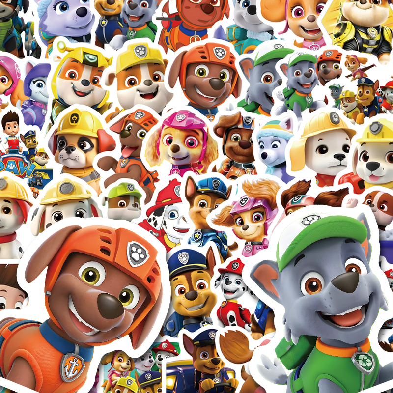 汪汪队贴纸儿童可爱卡通封口防水