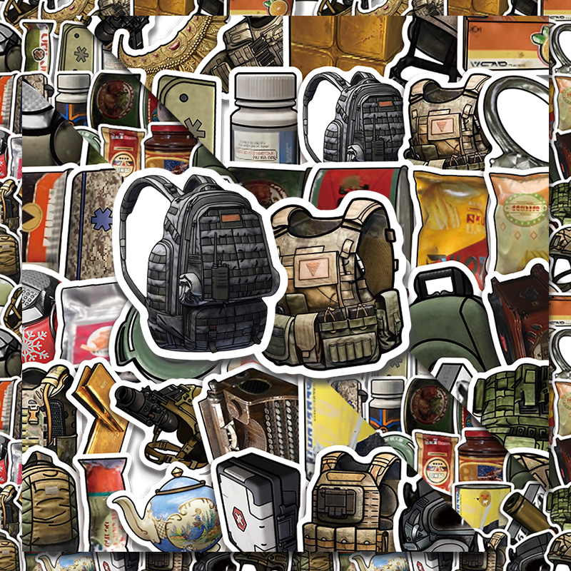 陶创创暗区突围贴纸爆款游戏周边