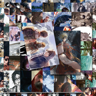 120张盗墓笔记贴纸爆款 饰笔记本手账防水贴纸 动漫周边装