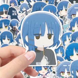 Q版山田凉贴纸可爱孤独摇滚周边手机壳手账行李箱装饰diy防水贴画