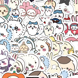 吉伊卡哇贴纸chiikawa日系小八乌萨奇可爱卡通周边手机壳桌面防水贴画