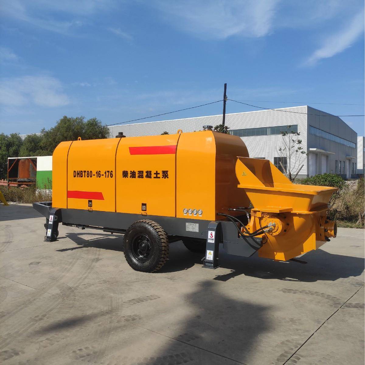 80地泵混凝土输送泵电机柴油机可选操作简单