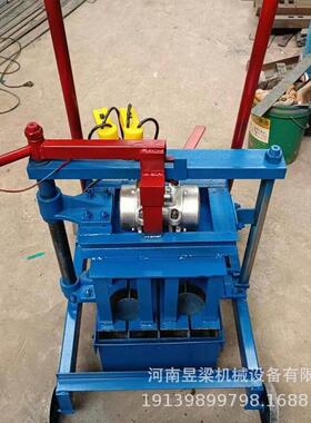 2-45移动免烧水泥砖机空心砖马路花砖机各种形状水泥砖免烧制砖机