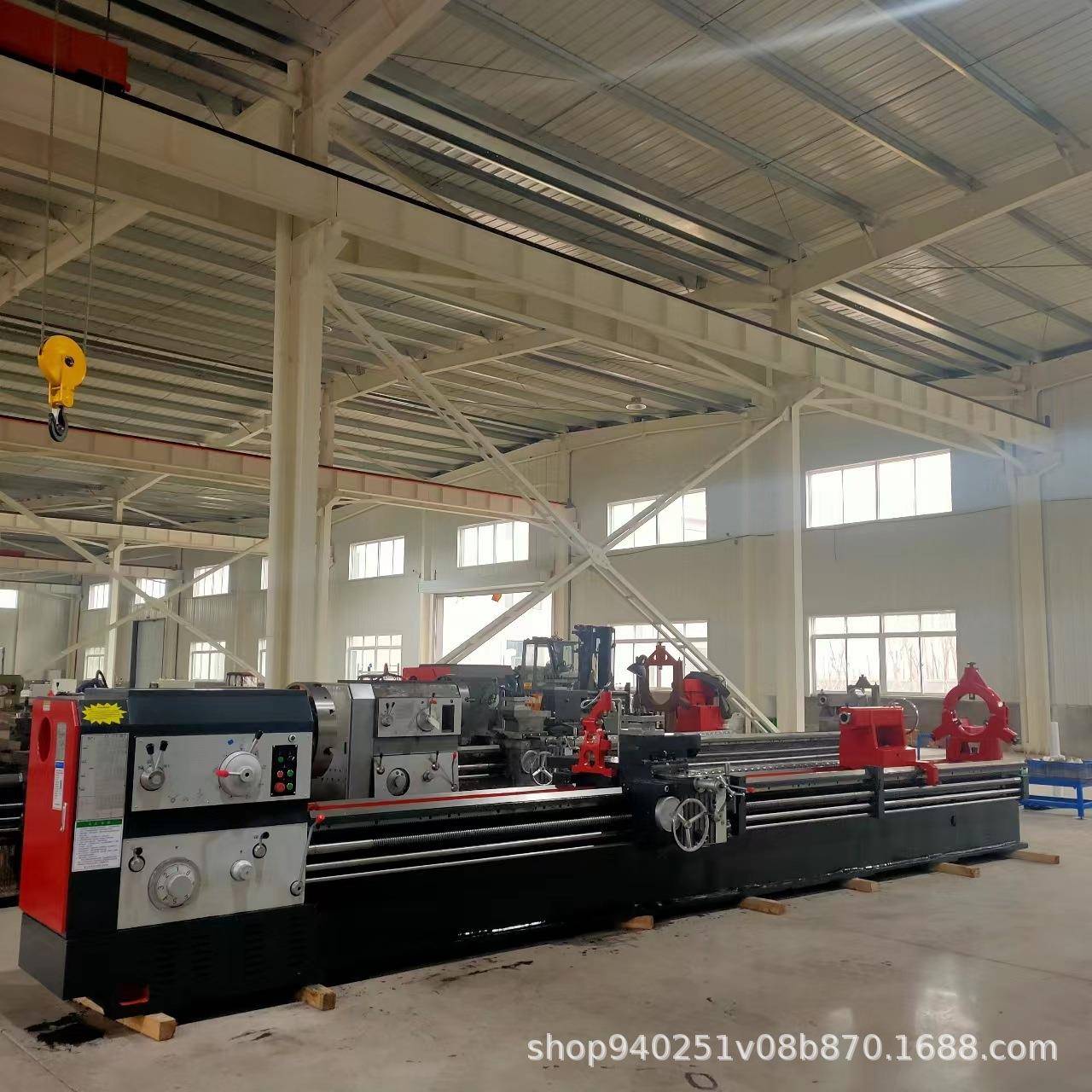 厂家直供*4000普通车床600导轨105孔径床身淬火刚性好加工