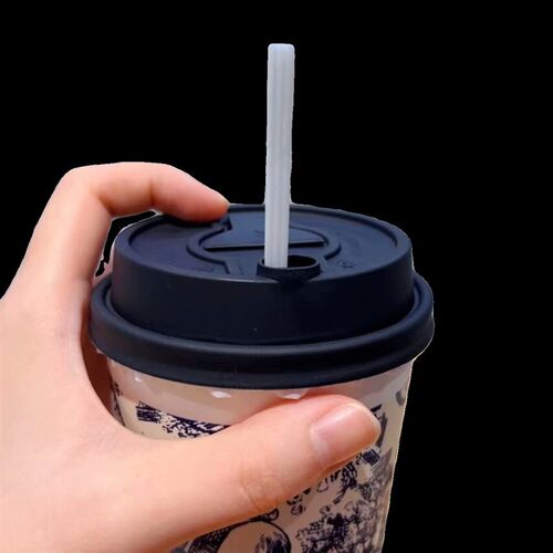 一次性单独包装三品管可降解环保PLA吸管咖啡奶茶吸管三孔可定制