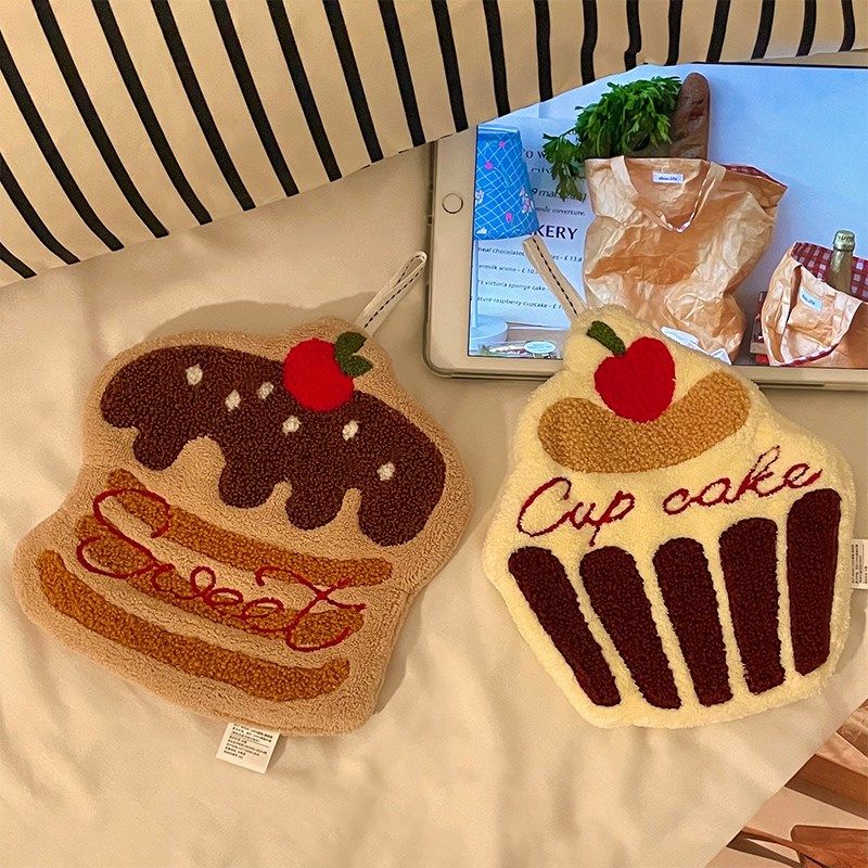 可爱蛋糕擦手巾挂式吸水方巾卫生间洗手毛巾不发臭搽手帕厨房抹布,家庭/个人清洁工具,厨房擦手巾,淘宝优惠券,粉丝福利购,淘宝优惠卷