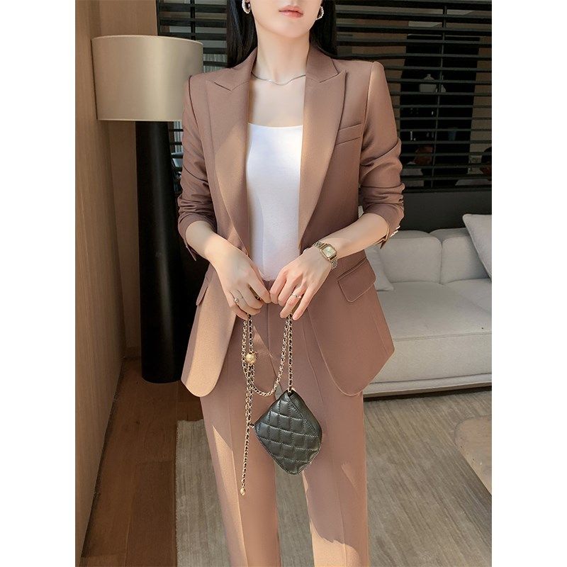 高级感西装套装女2025秋冬季新款职业装正装时尚气质修身西服外套