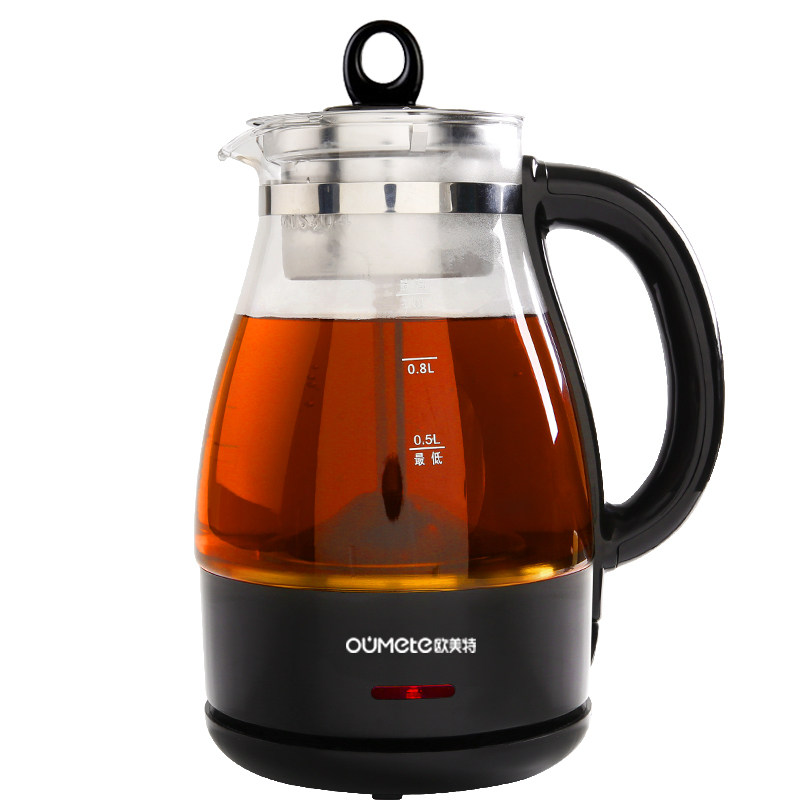 欧美特黑茶煮茶器玻璃家用全自动蒸汽安化专用煮茶壶蒸茶电热烧茶图片
