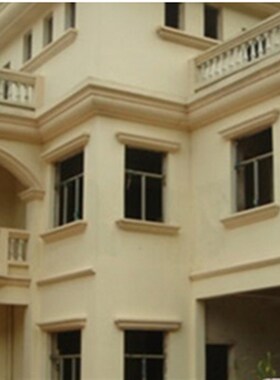 黄色外墙乳胶漆墙面漆防潮防雨防晒彩色漆卡其色浅黄色橘黄色米黄