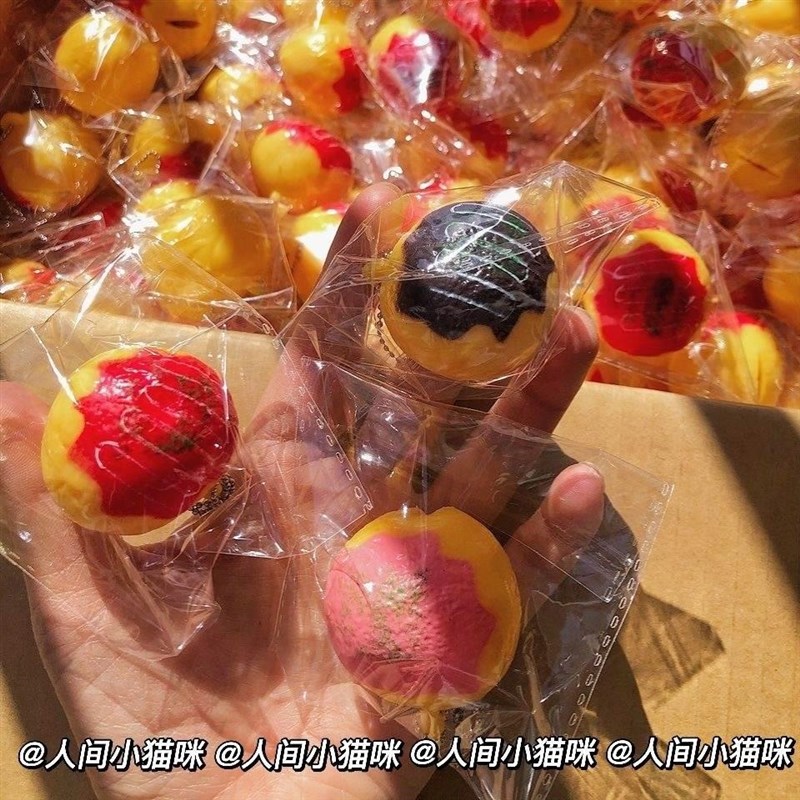 速发章鱼丸子仿TPR软胶章鱼烧礼物捏捏乐减压玩具挤压