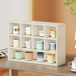 速发杯架置物架壁挂桌面厨具收纳架茶房水杯宝多阁桌上靠墙展示格