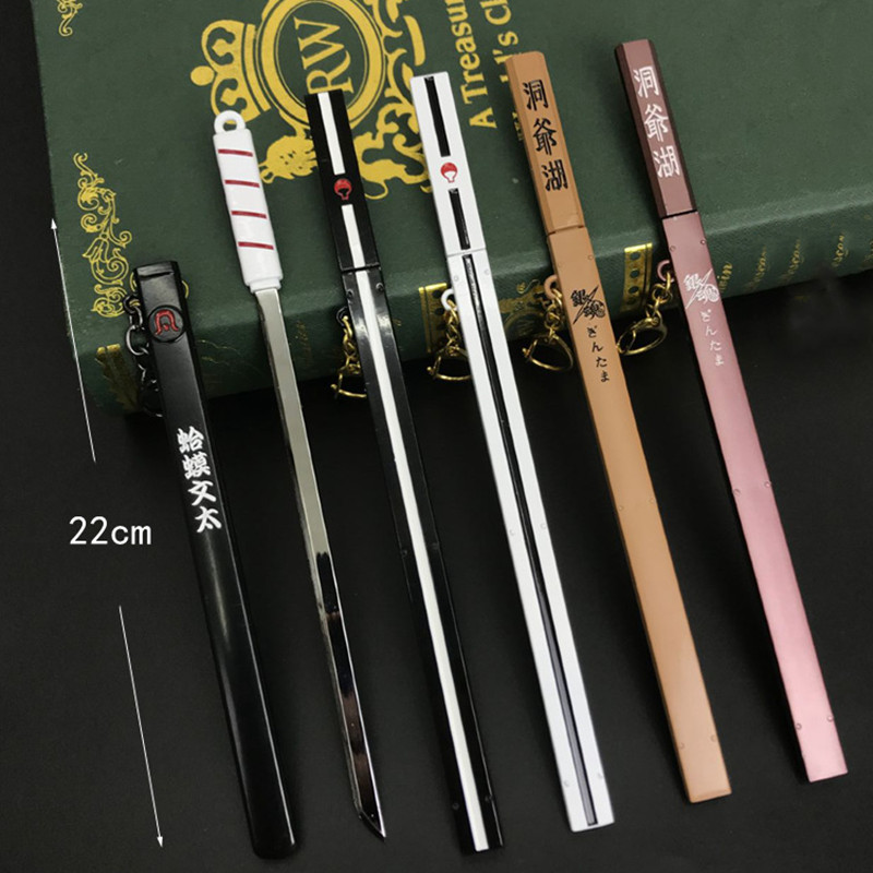 新品Alloy Scabbard Sword Model Game Props Sasuke Sword Props