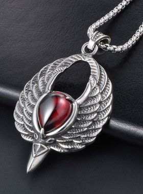 Titanium steel mens Necklace Pendant sweater chain pendant