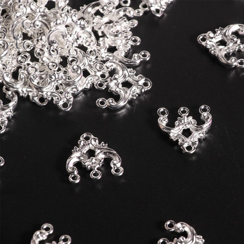 2PC Alloy Hollow Pendant Diy Handmade Decoration Material Ta