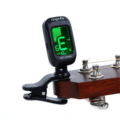 Folk Acoustic Guitar Tuner Violin Ukulele Bass Electronic Tu