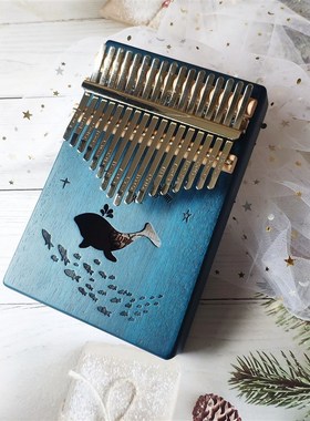 Kalimba 17 Keys Thumb Piano High Quality Wood Mahogany Acaci