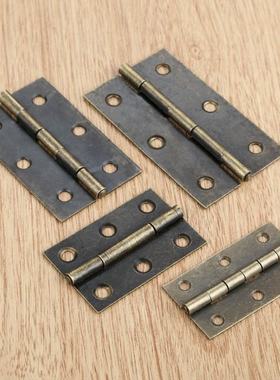 2Pcs Cabinet Door Luggage Furniture Hinge Jewelry Wood Boxes