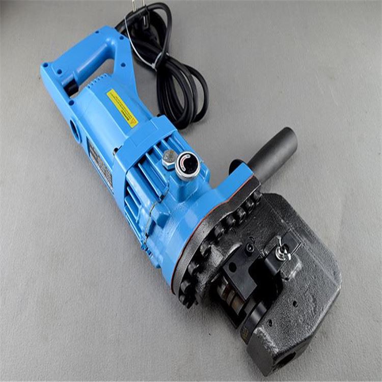 槽钢电动冲孔机 手提液压冲孔机 便携干挂大理石角钢打孔机