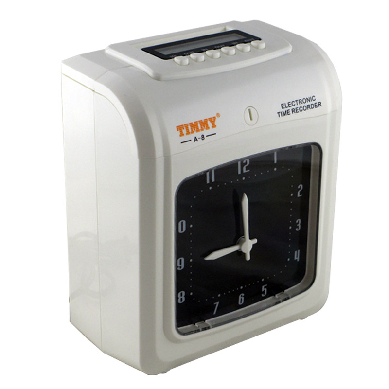 Timmy/天美A-8考勤机 打卡机 考勤纸卡考勤机 英文考勤钟 打卡钟