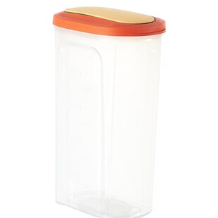 日式 新品 厨房透明储米箱家用米桶防潮防虫面粉五谷杂粮储存箱可印