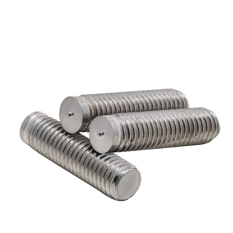 速发无台阶焊接螺丝小头无头种焊螺钉点焊螺柱栽钉碳钢镀铜M5M6M1